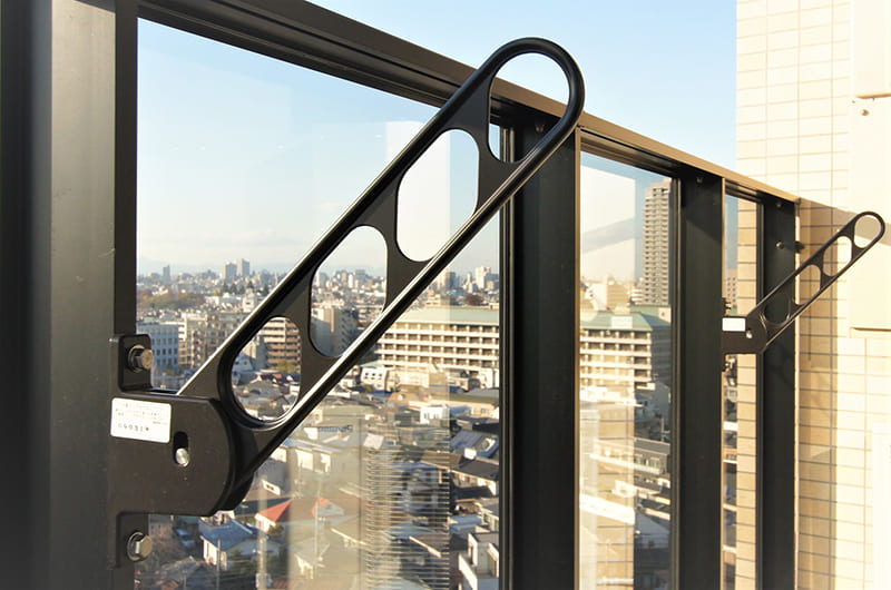 物干し金物(全間取りタイプで採用)