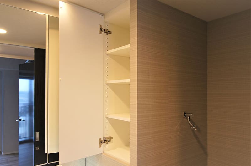 リネン庫(間取タイプにより仕様が異なります、写真はAタイプ)